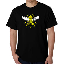 Load image into Gallery viewer, Bee Kind  - Men&#39;s Word Art T-Shirt