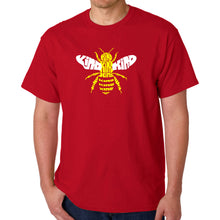 Load image into Gallery viewer, Bee Kind  - Men&#39;s Word Art T-Shirt