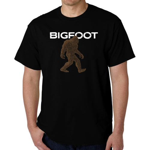 Bigfoot - Men's Word Art T-Shirt