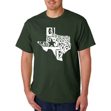 Load image into Gallery viewer, Everything is Bigger in Texas - Men&#39;s Word Art T-Shirt