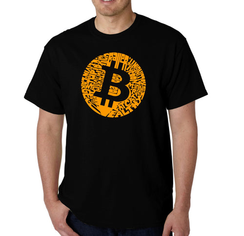 Bitcoin  - Men's Word Art T-Shirt