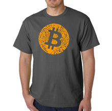 Load image into Gallery viewer, Bitcoin  - Men&#39;s Word Art T-Shirt
