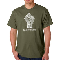 Load image into Gallery viewer, Black Lives Matter - Men&#39;s Word Art T-Shirt