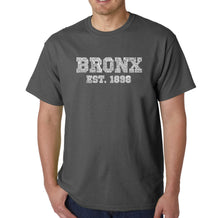 Load image into Gallery viewer, POPULAR NEIGHBORHOODS IN BRONX, NY - Men&#39;s Word Art T-Shirt