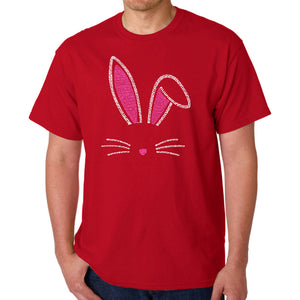 Bunny Ears  - Men's Word Art T-Shirt