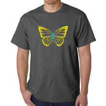 Load image into Gallery viewer, Butterfly  - Men&#39;s Word Art T-Shirt