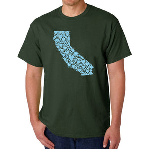 California Hearts  - Men's Word Art T-Shirt