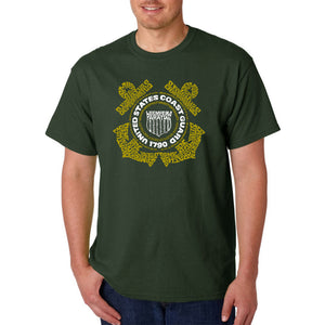 Coast Guard - Men's Word Art T-Shirt
