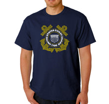 Load image into Gallery viewer, Coast Guard - Men&#39;s Word Art T-Shirt