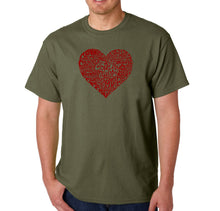 Load image into Gallery viewer, Country Music Heart - Men&#39;s Word Art T-Shirt