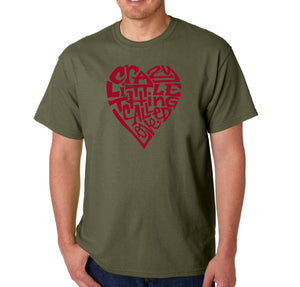 Crazy Little Thing Called Love - Men's Word Art T-Shirt