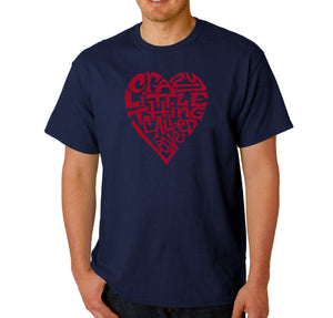 Crazy Little Thing Called Love - Men's Word Art T-Shirt