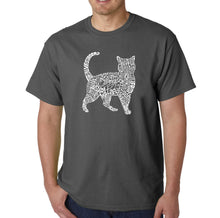 Load image into Gallery viewer, Cat - Men&#39;s Word Art T-Shirt