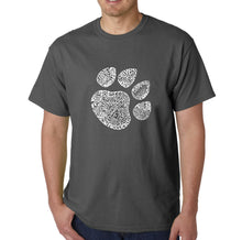 Load image into Gallery viewer, Cat Paw - Men&#39;s Word Art T-Shirt