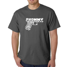 Load image into Gallery viewer, Cold Dead Hands Gun - Men&#39;s Word Art T-Shirt