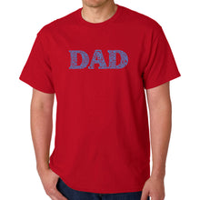 Load image into Gallery viewer, Dad - Men&#39;s Word Art Tshirt