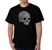 Load image into Gallery viewer, Dead Inside Skull - Men&#39;s Word Art T-Shirt