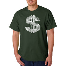Load image into Gallery viewer, Dollar Sign - Men&#39;s Word Art T-Shirt
