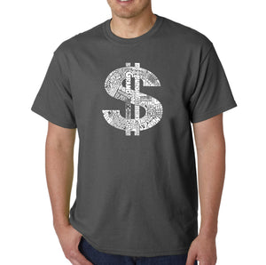 Dollar Sign - Men's Word Art T-Shirt