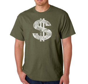 Dollar Sign - Men's Word Art T-Shirt