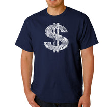 Load image into Gallery viewer, Dollar Sign - Men&#39;s Word Art T-Shirt