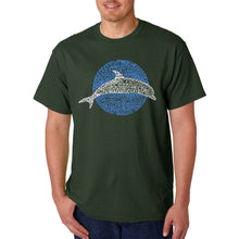 Load image into Gallery viewer, Species of Dolphin - Men&#39;s Word Art T-Shirt