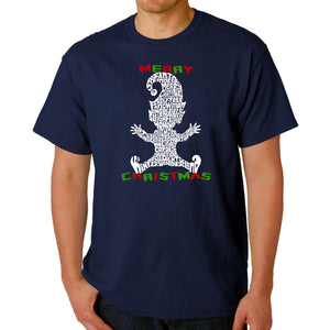 Christmas Elf - Men's Word Art T-Shirt