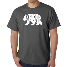 Load image into Gallery viewer, Explore - Men&#39;s Word Art T-Shirt