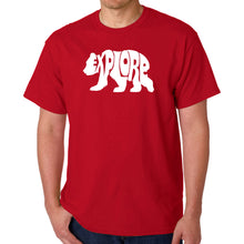 Load image into Gallery viewer, Explore - Men&#39;s Word Art T-Shirt