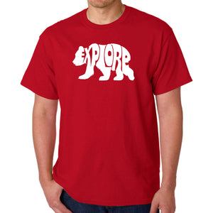 Explore - Men's Word Art T-Shirt