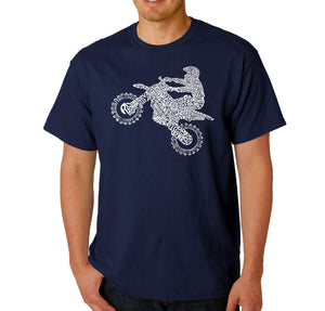 FMX Freestyle Motocross - Men's Word Art T-Shirt