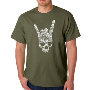 Heavy Metal Genres - Men's Word Art T-Shirt