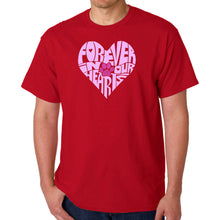 Load image into Gallery viewer, Forever In Our Hearts - Men&#39;s Word Art T-Shirt