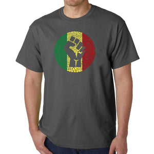 Get Up Stand Up  - Men's Word Art T-Shirt