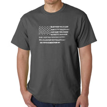 Load image into Gallery viewer, Glory Hallelujah Flag  - Men&#39;s Word Art T-Shirt