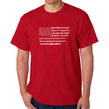 Load image into Gallery viewer, Glory Hallelujah Flag  - Men&#39;s Word Art T-Shirt