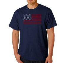 Load image into Gallery viewer, God Bless America - Men&#39;s Word Art T-Shirt