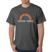 Load image into Gallery viewer, Good Vibes - Men&#39;s Word Art T-Shirt