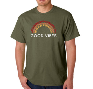 Good Vibes - Men's Word Art T-Shirt