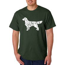 Load image into Gallery viewer, Golden Retreiver - Men&#39;s Word Art T-Shirt