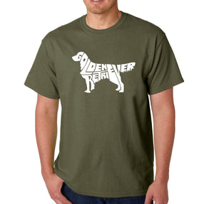 Golden Retreiver - Men's Word Art T-Shirt