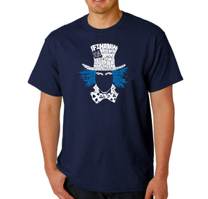 The Mad Hatter - Men's Word Art T-Shirt