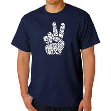 Load image into Gallery viewer, Peace Out  - Men&#39;s Word Art T-Shirt