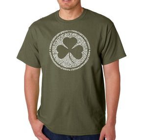 LYRICS TO WHEN IRISH EYES ARE SMILING - Men's Word Art T-Shirt