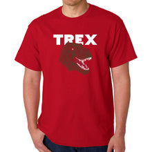 Load image into Gallery viewer, T-Rex Head  - Men&#39;s Word Art T-Shirt
