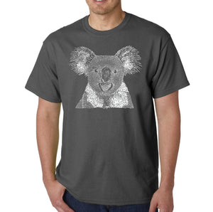 Koala - Men's Word Art T-Shirt