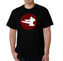 Load image into Gallery viewer, Types of Martial Arts - Men&#39;s Word Art T-Shirt