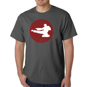 Types of Martial Arts - Men's Word Art T-Shirt