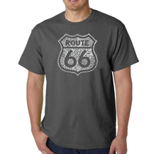 Load image into Gallery viewer, Get Your Kicks on Route 66 - Men&#39;s Word Art T-Shirt