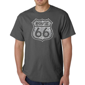 Get Your Kicks on Route 66 - Men's Word Art T-Shirt
